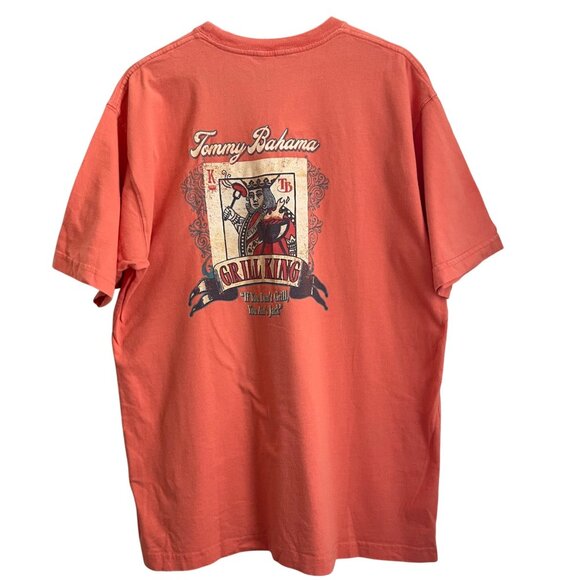 Tommy Bahama Men Graphic Tee Size M Casual Tropical Grill King Novelty Preppy - Picture 3 of 7